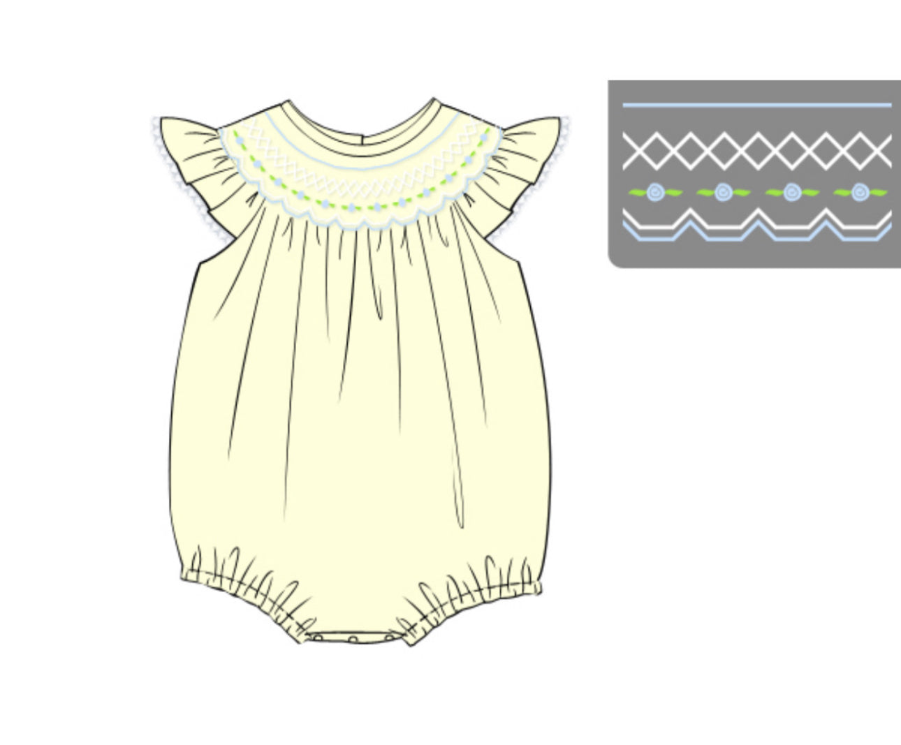 PO 103.5 Bunnies & Blooms Girl Bubble