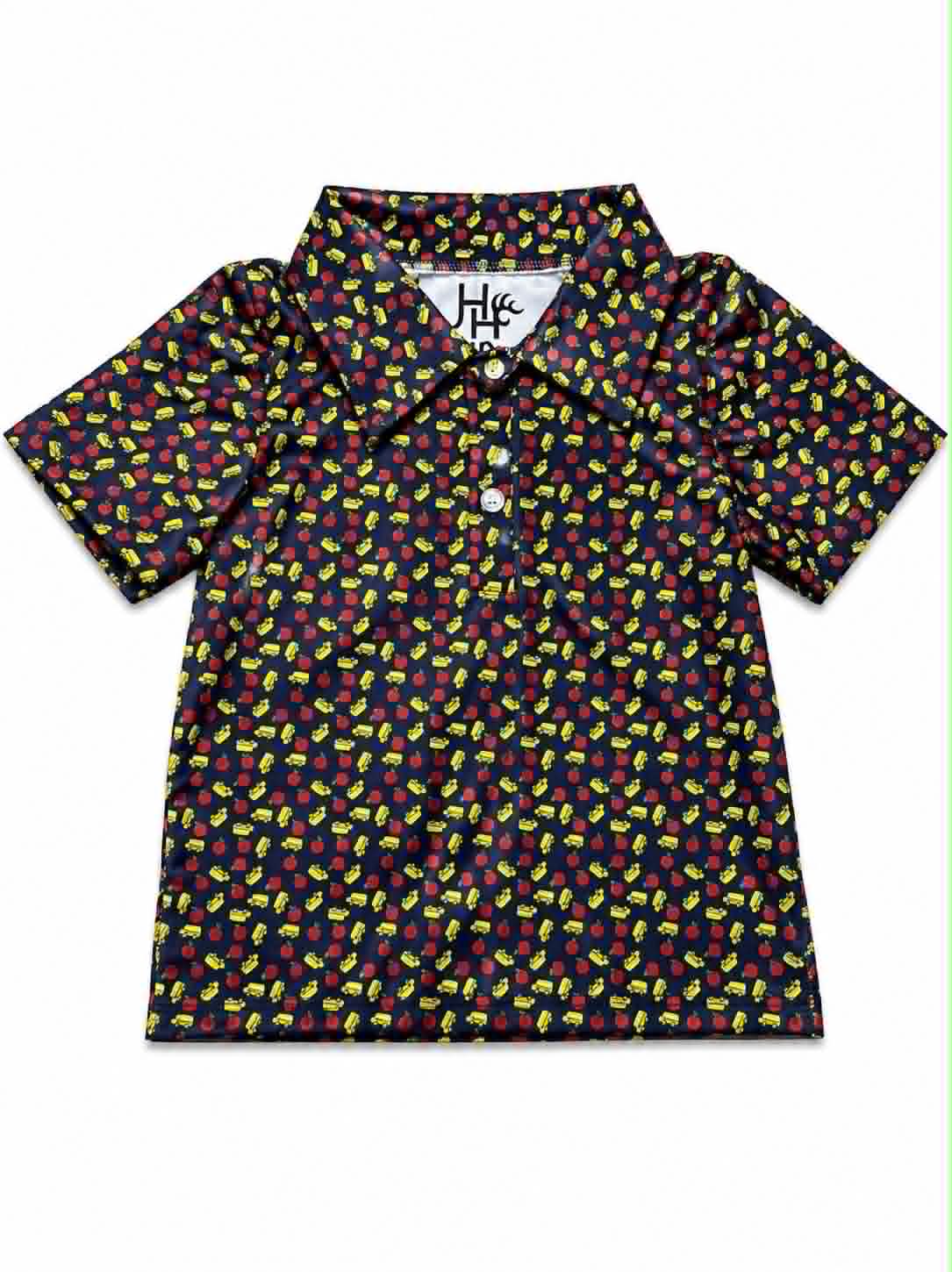 NAVY MINI SCHOOL PERFORMANCE POLO