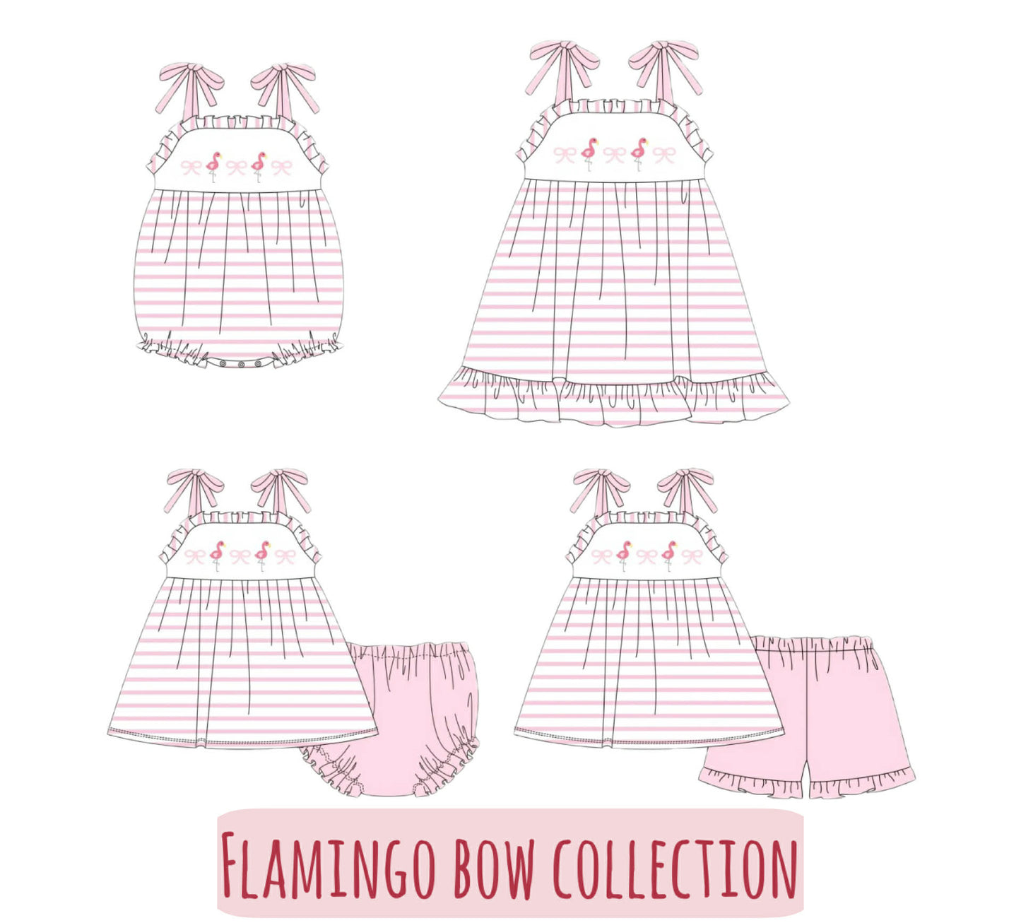 FLAMINGO BOW COLLECTION - ETA LATE APRIL
