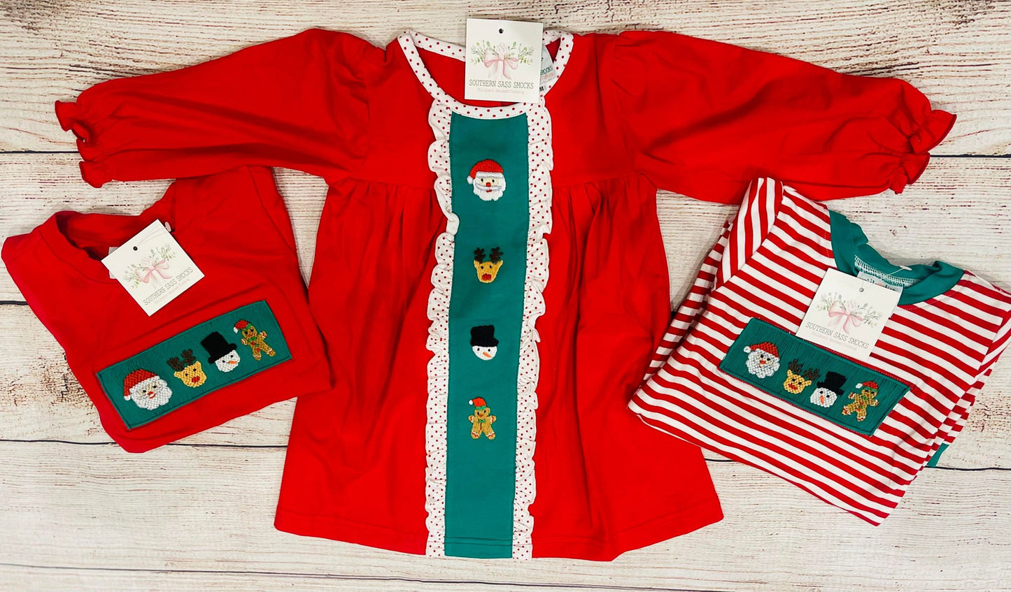 PO 108: CHRISTMAS TRIO ROMPER