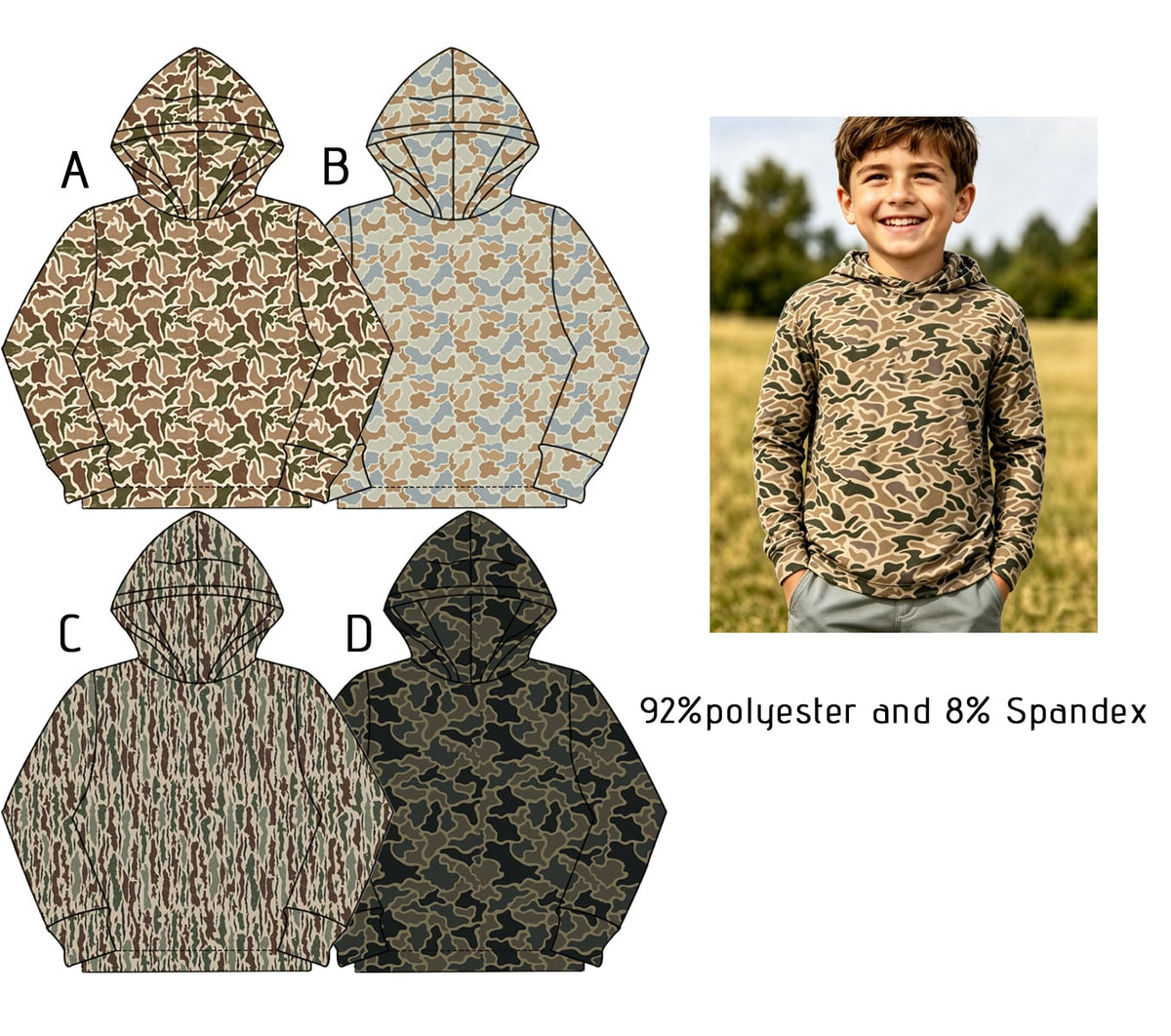 CAMO PULLOVERS- ETA LATE DEC