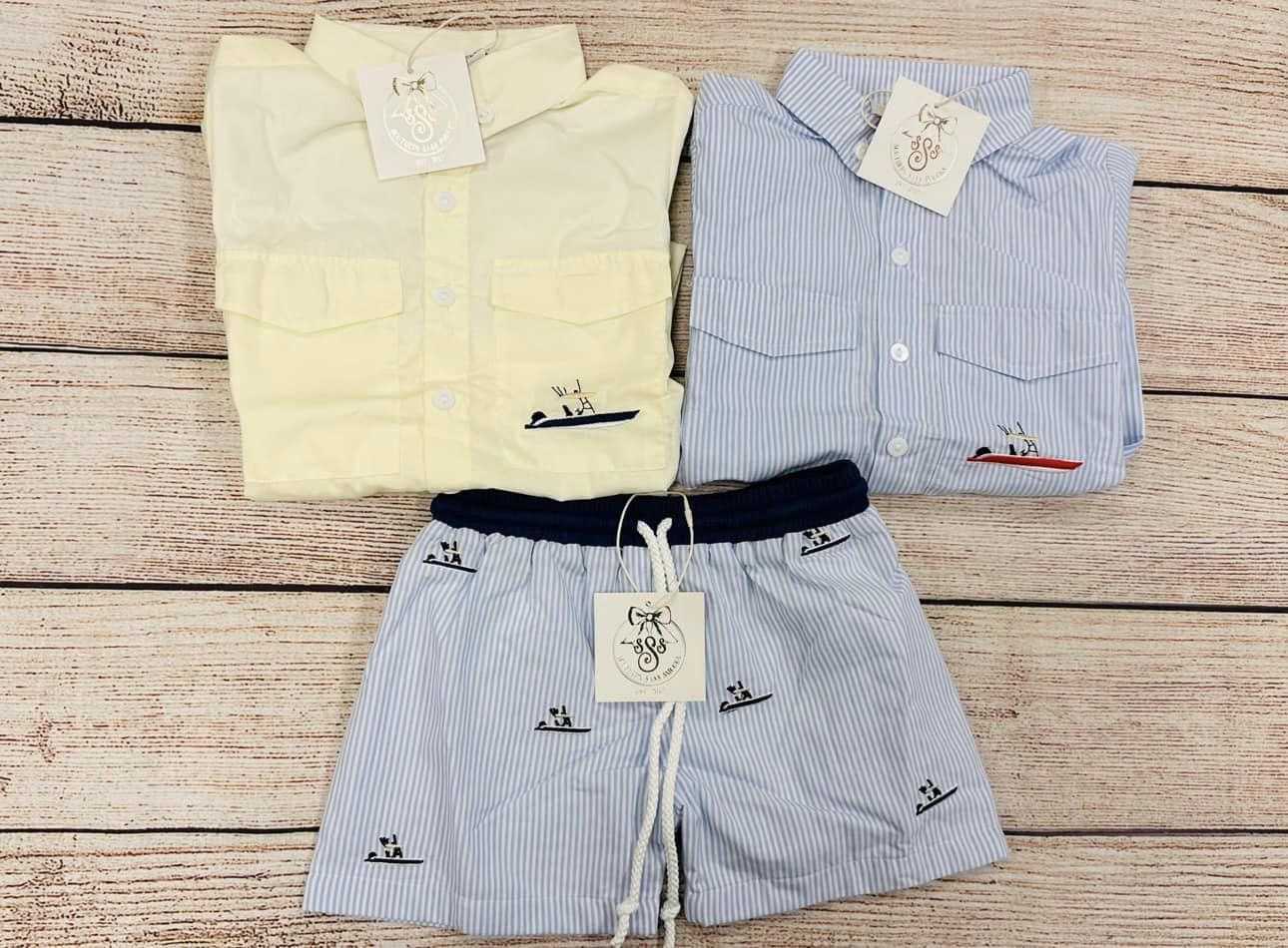 YELLOW BOAT FISHING SHIRT