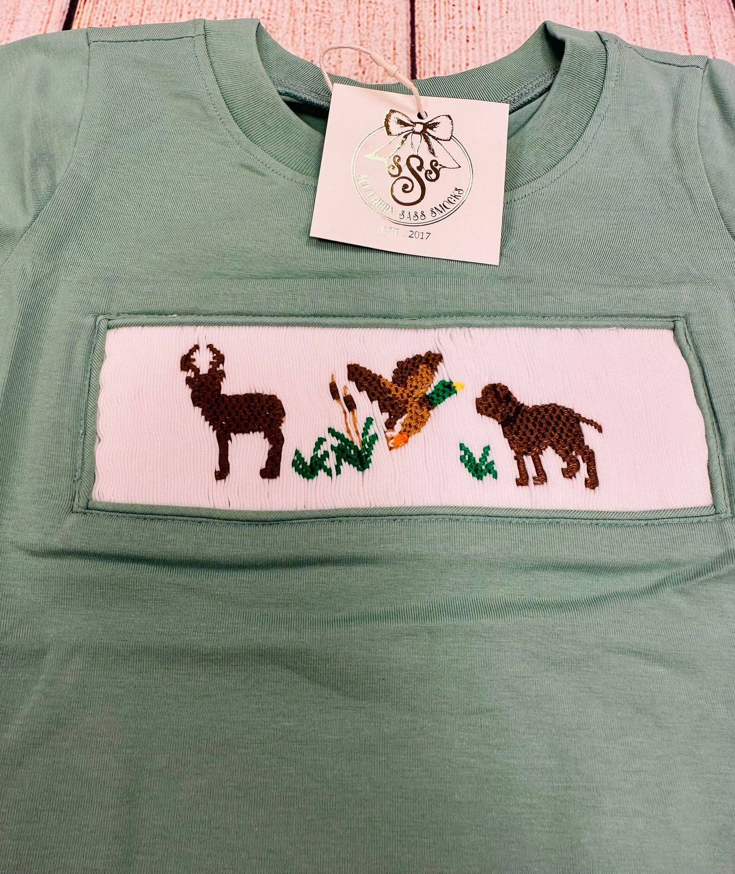 HUNTING SMOCKED SHIRT