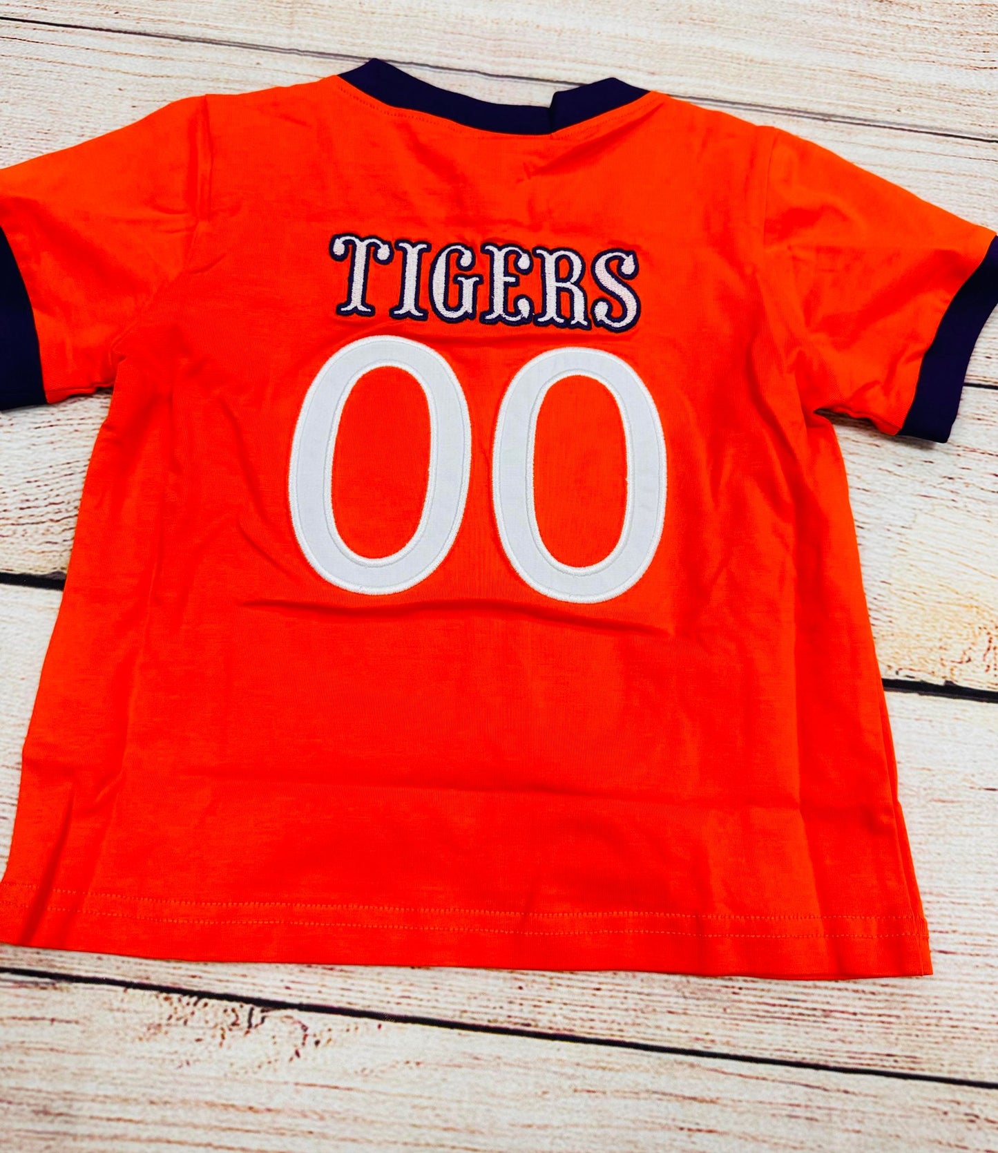 TIGERS KNIT JERSEY SHIRT (ORANGE/PURPLE)