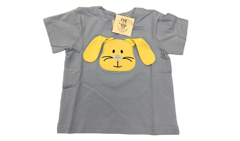 12M BOYS 3D BUNNY APPLIQUE