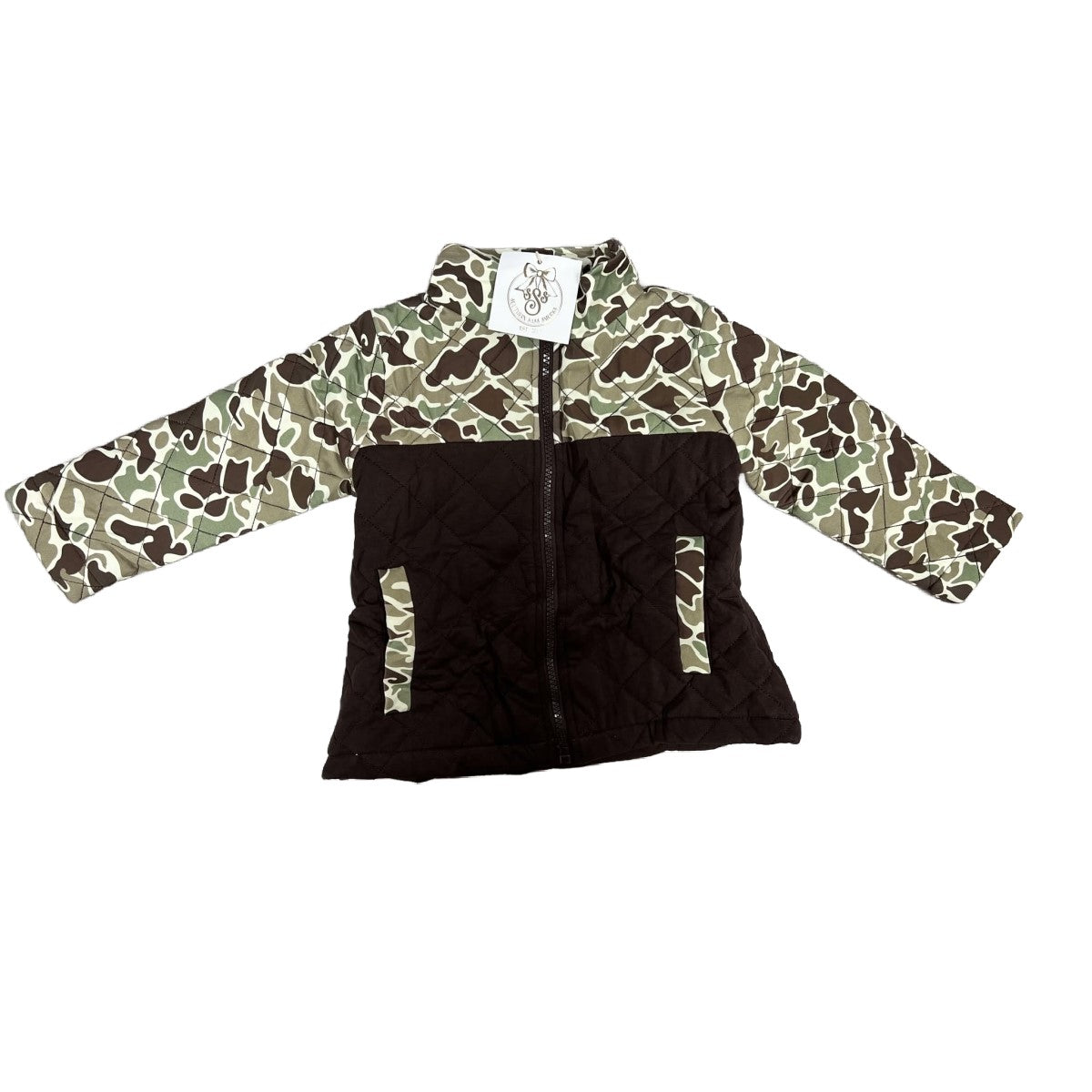 OLD CAMO FULL ZIP QUILTED JACKET