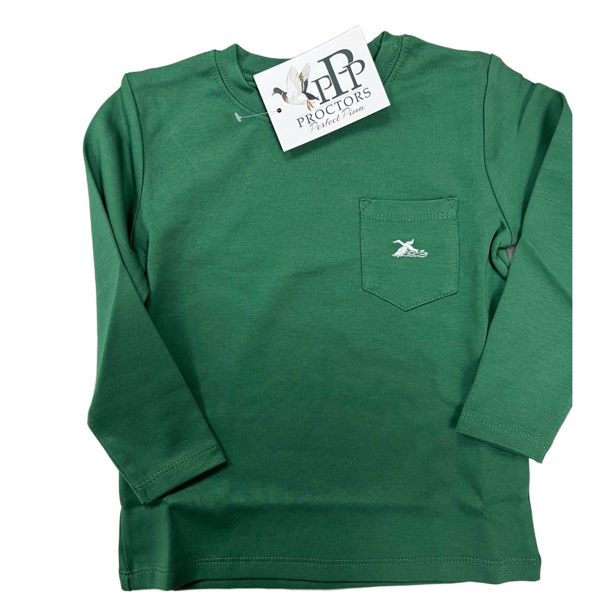 3T GREEN PIMA SHIRT LS