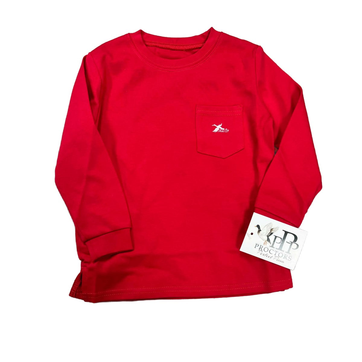 RED PIMA POCKET SHIRT