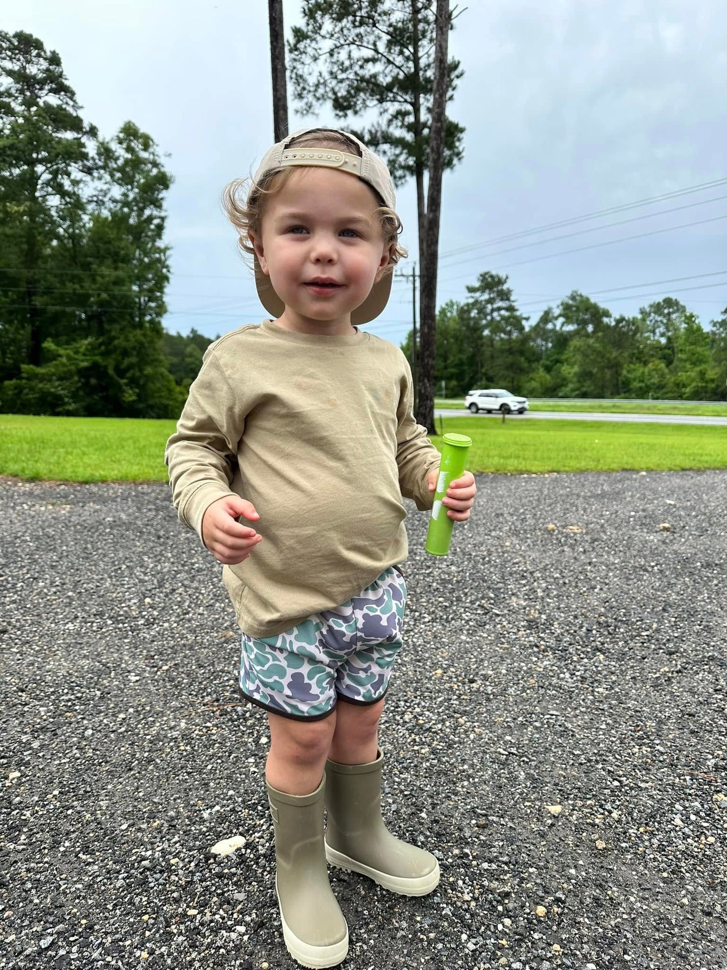 DUCK CAMO KNIT SHORTS
