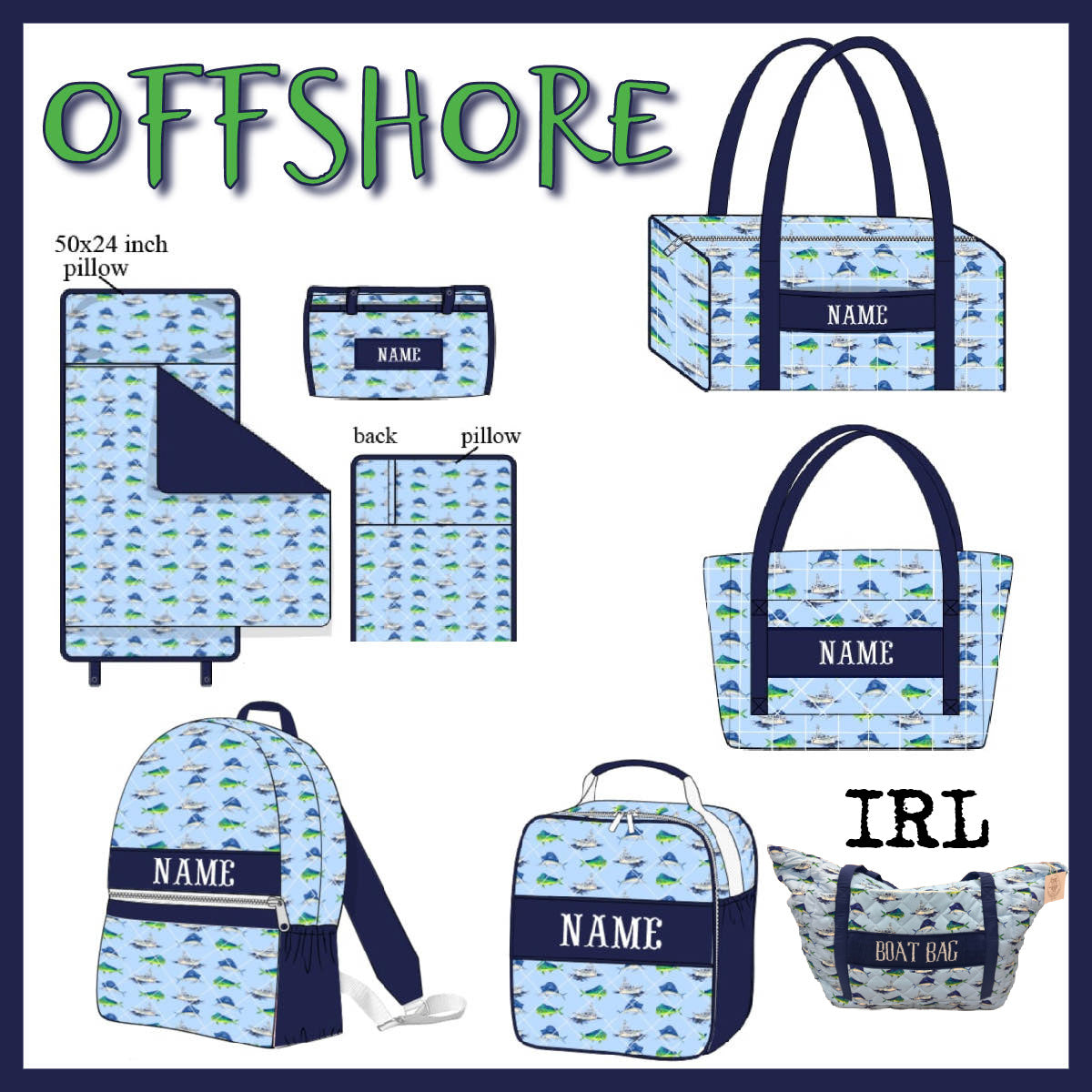 LUGGAGE PO: OFFSHORE COLLECTION (ETA TO SSS AUGUST)