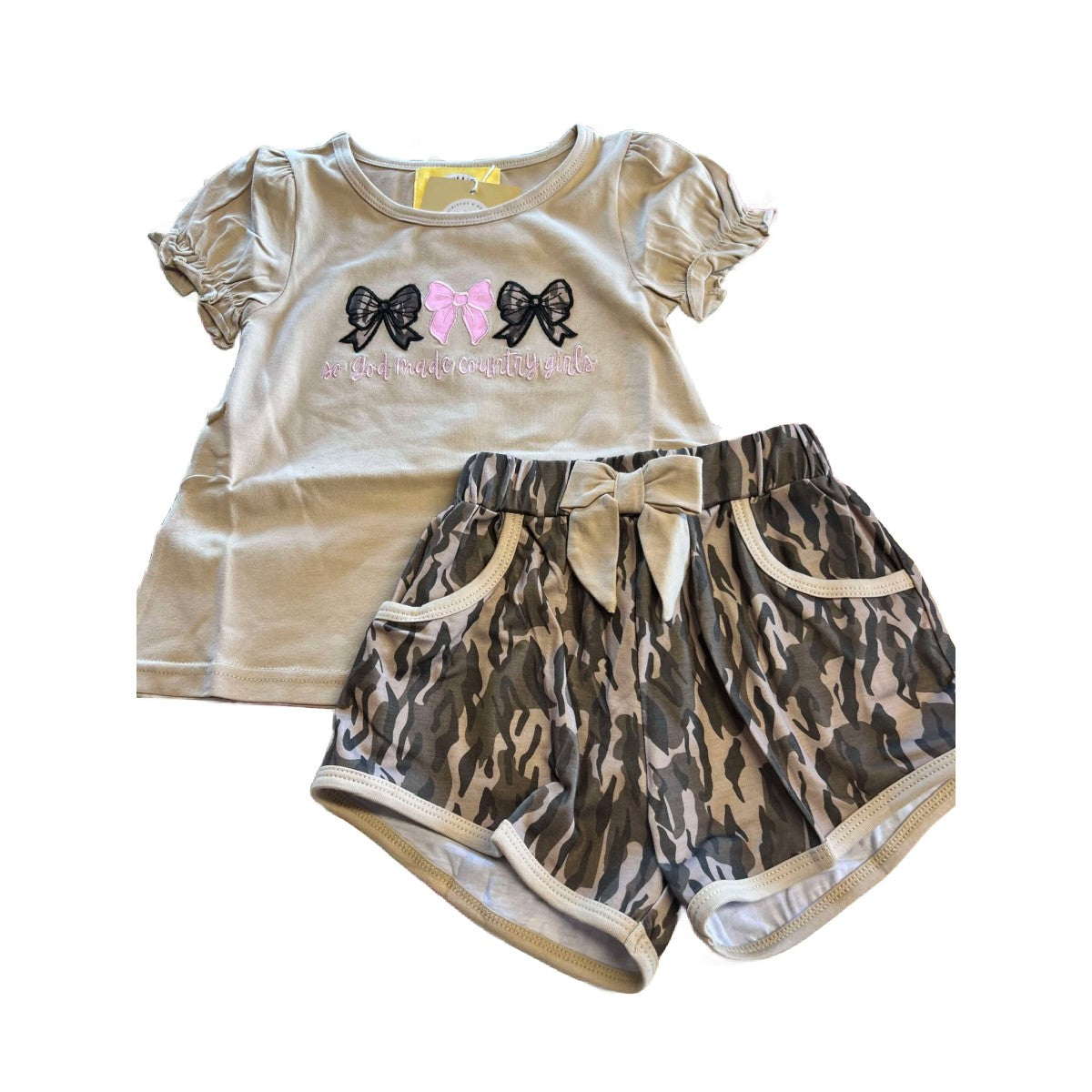 5/6T SO GOD MADE COUNTRY GIRLS SHORT SET