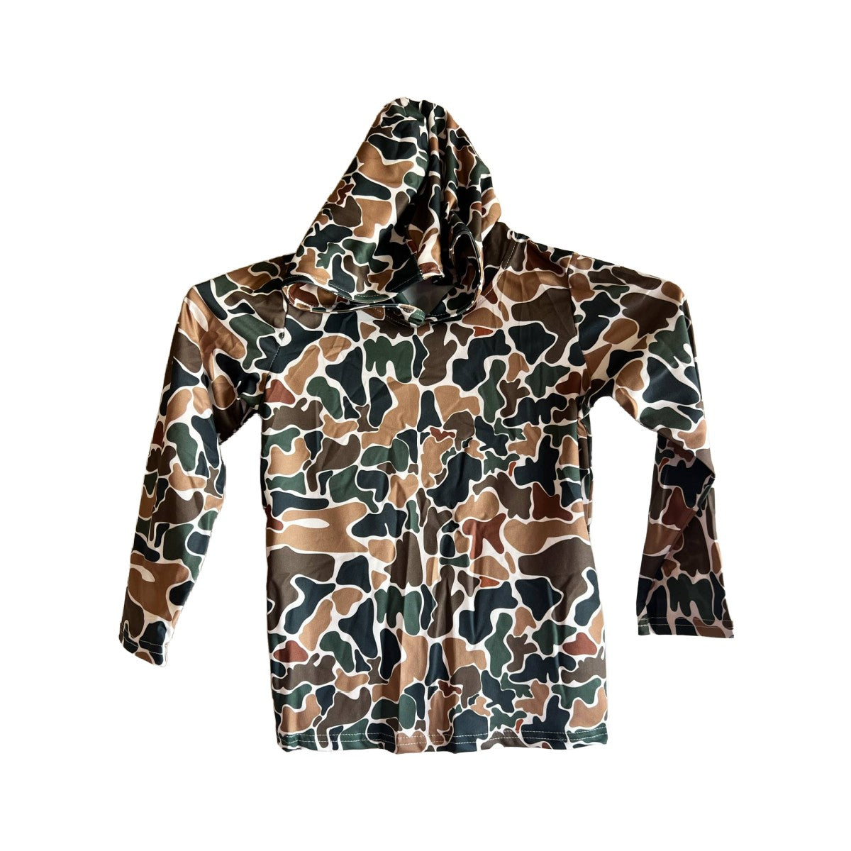 2T DARK GREEN CAMO PULLOVER