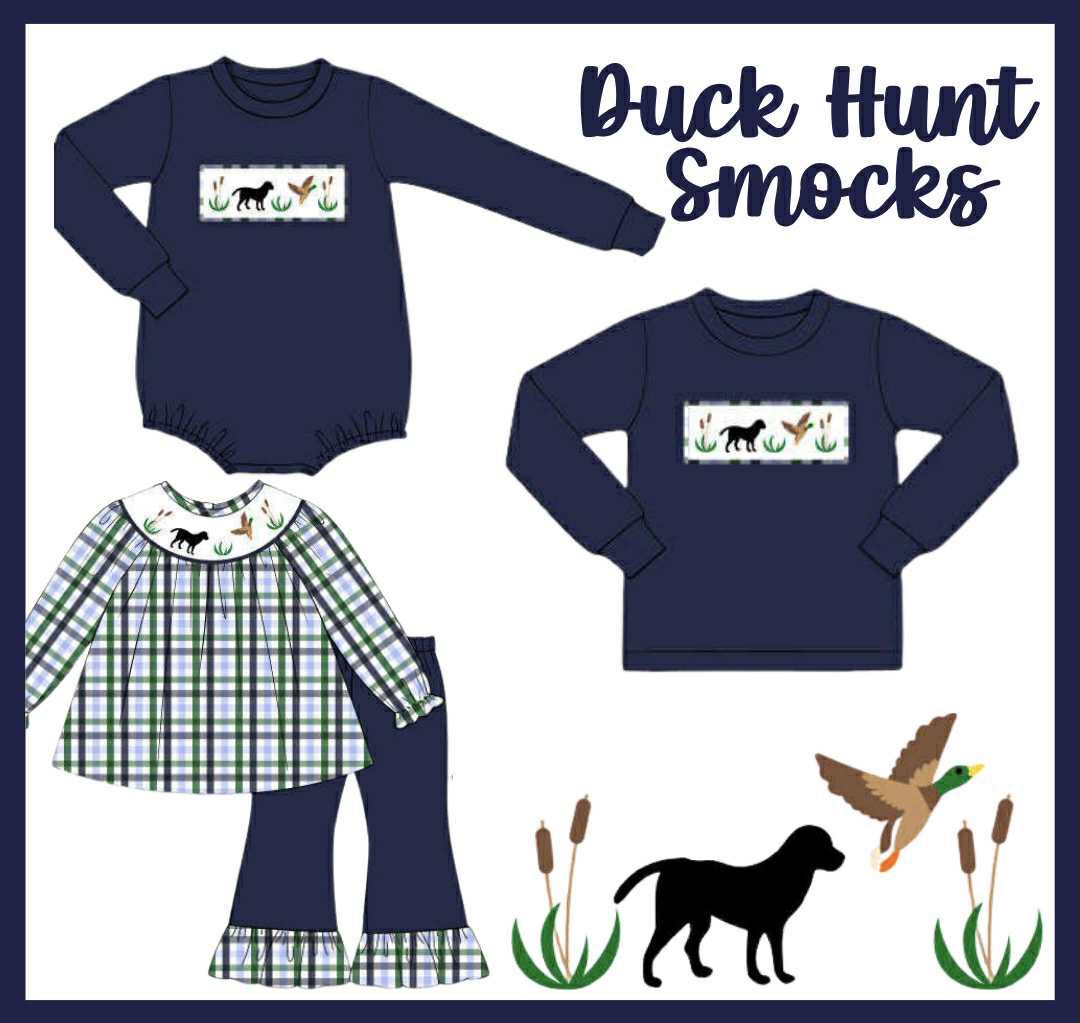 SGS: DUCK HUNT SMOCKED COLLECTION