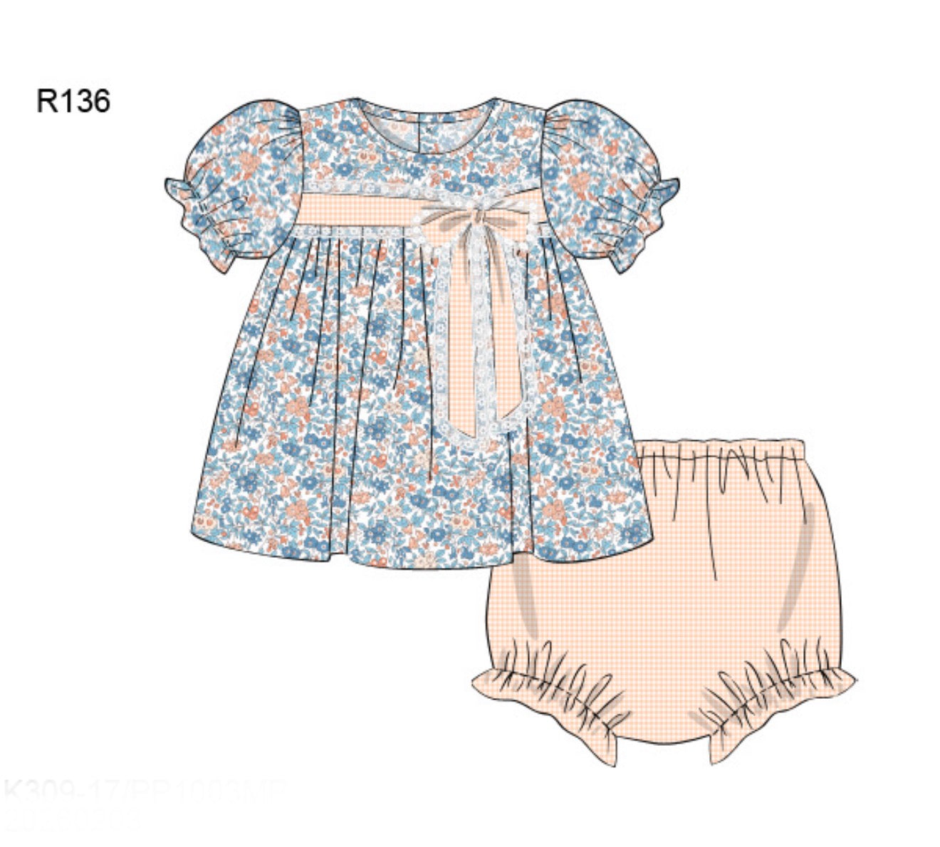 PO 105.5 Fall Basics Bloomer Set