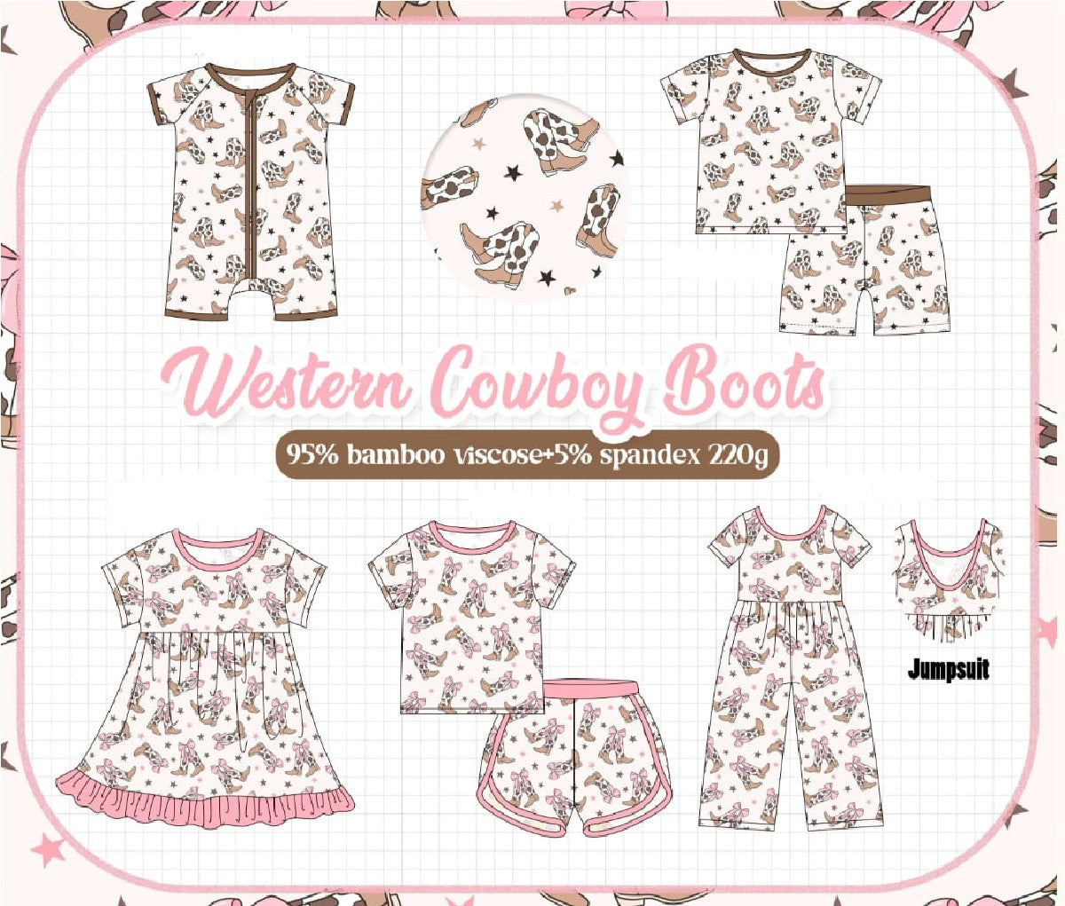 WESTERN COWBOY BOOTS BAMBOO COLLECTION - ETA MARCH