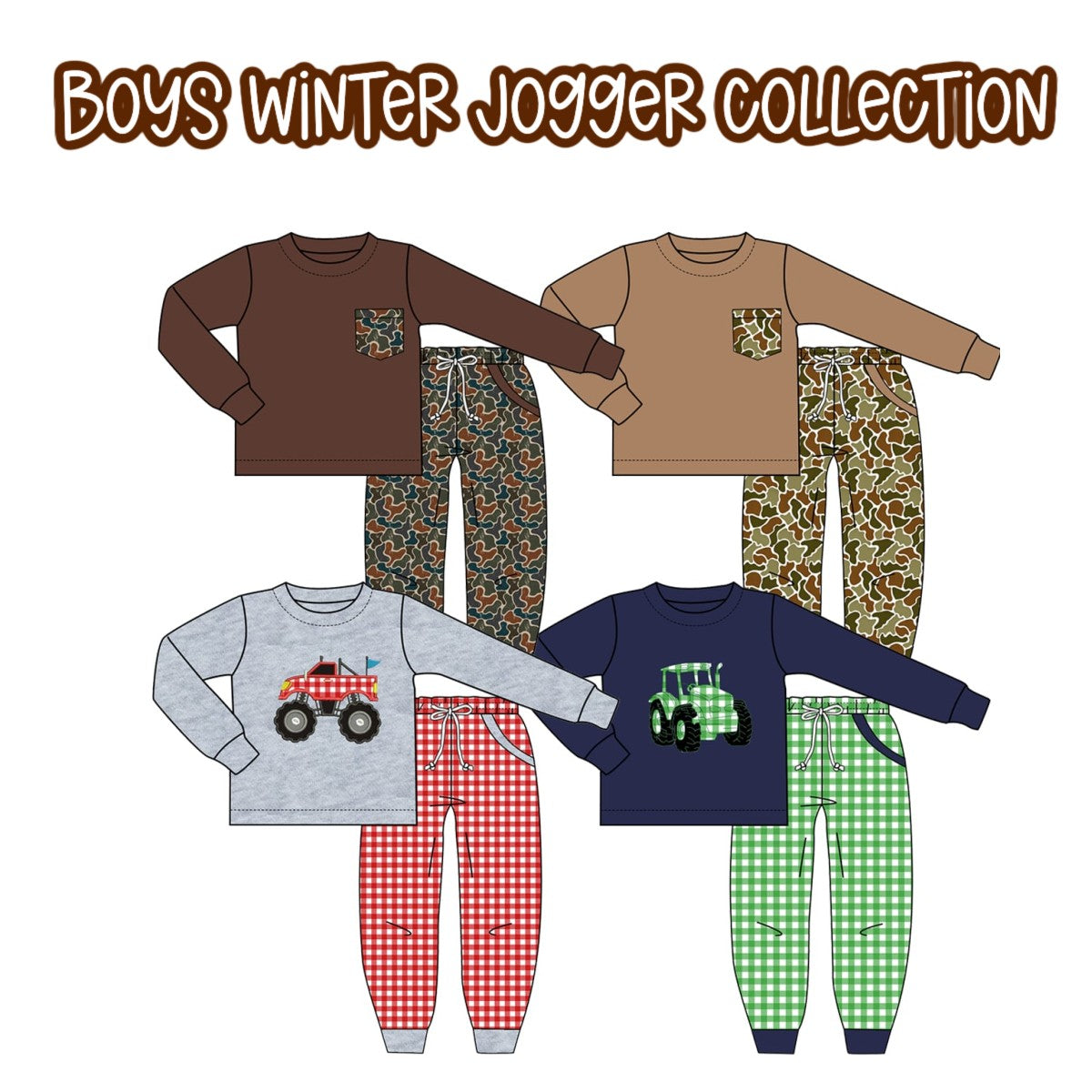 BOYS WINTER JOGGER COLLECTION-ETA DEC