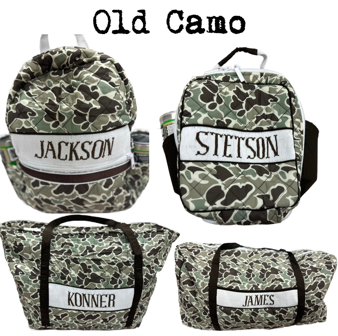LUGGAGE PO: OLD CAMO COLLECTION (ETA TO SSS AUGUST)