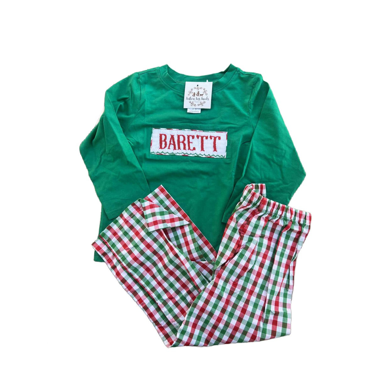 2T BARRETT CHRISTMAS PANTS SET
