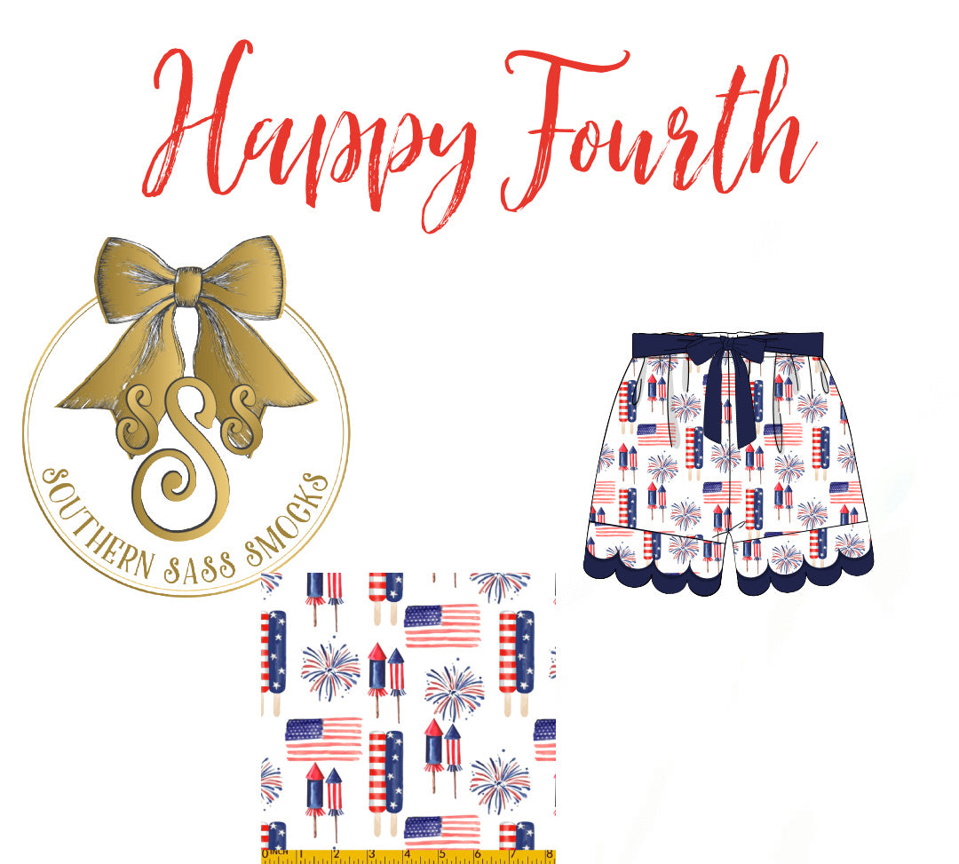MOM JULY 4TH SHORTS