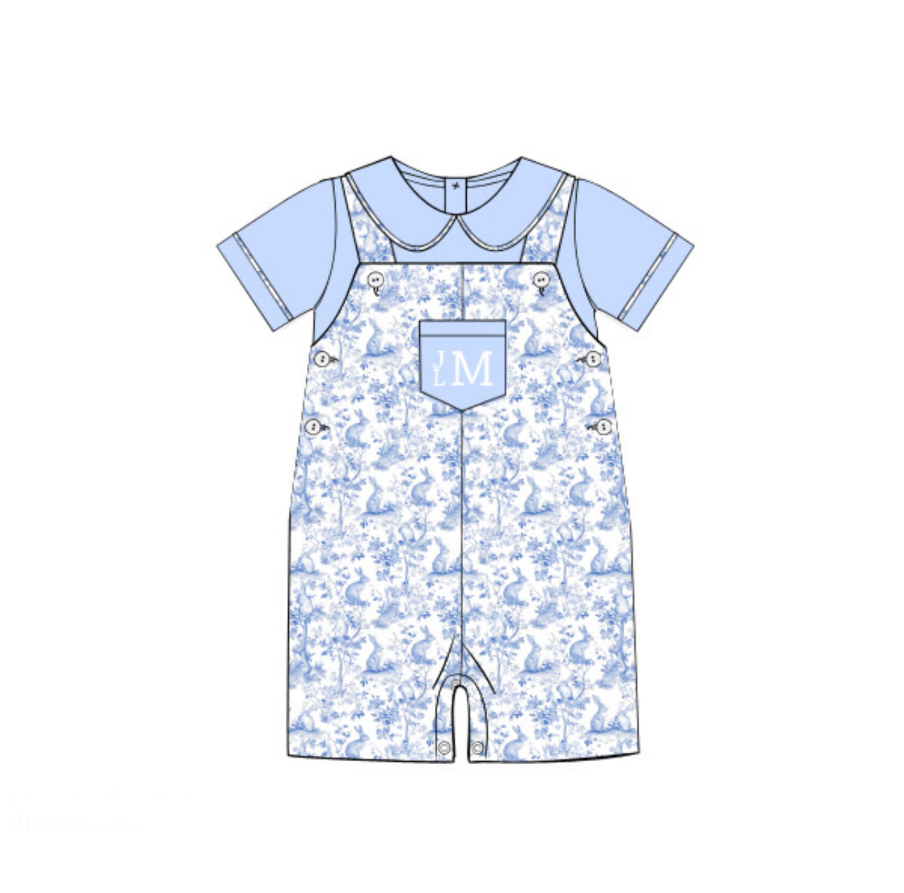 PO 103.5 Bunny Toile JonJon Set