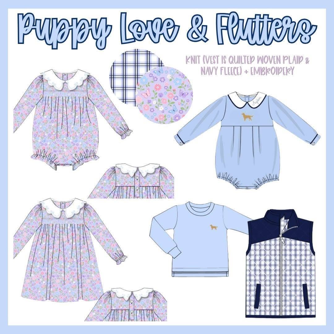 PUPPY LOVE & FLUTTERS COLLECTION - ETA LATE DEC