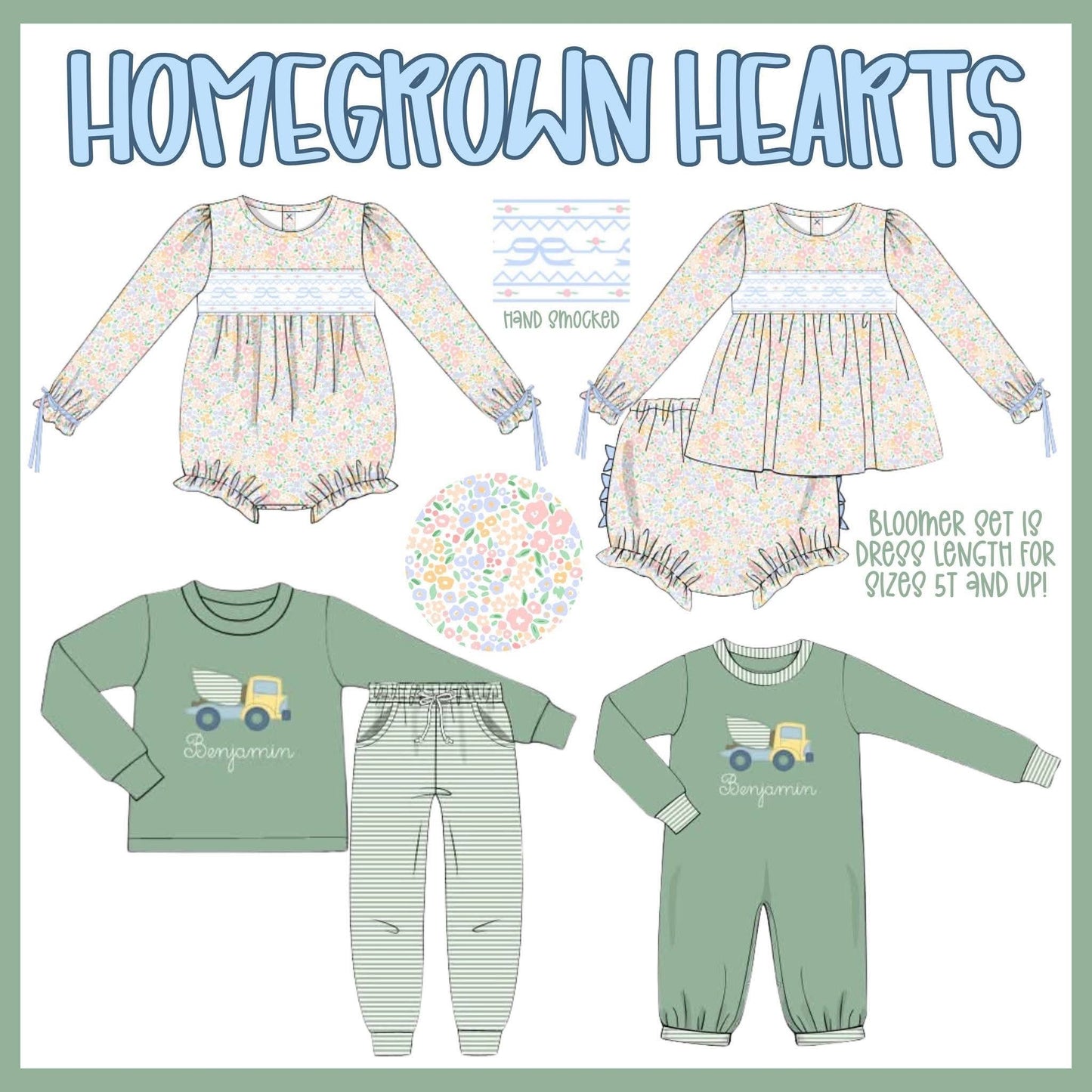 HOMEGROWN HEARTS COLLECTION - ETA LATE DEC