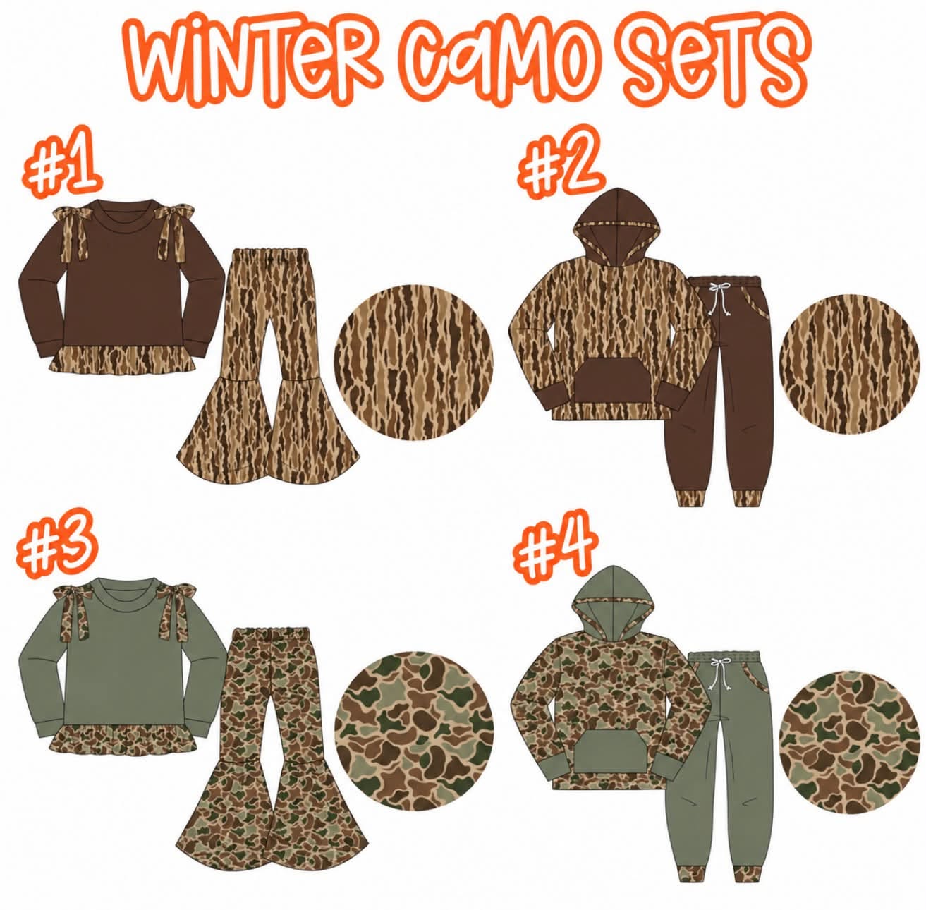 WINTER CAMO SETS-DEC ETA.