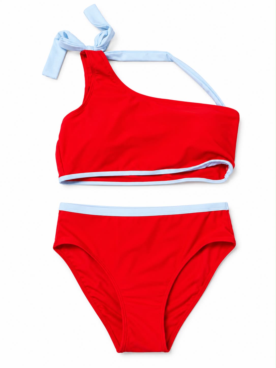 MEDIUM RED/BLUE TWOPIECE SWIM