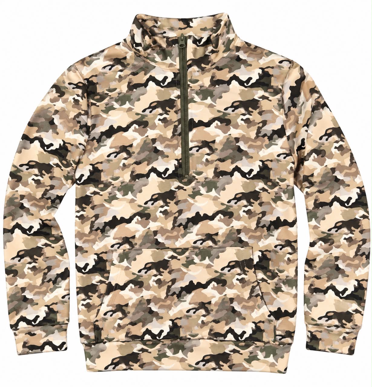 5T CAMO PRINT PULLOVER