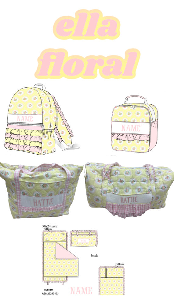 LUGGAGE PO: ELLA FLORAL COLLECTION (ETA TO SSS AUGUST)