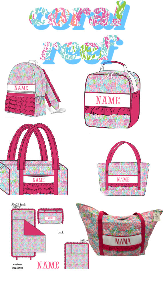 LUGGAGE PO: CORAL REEF COLLECTION (ETA TO SSS AUGUST)