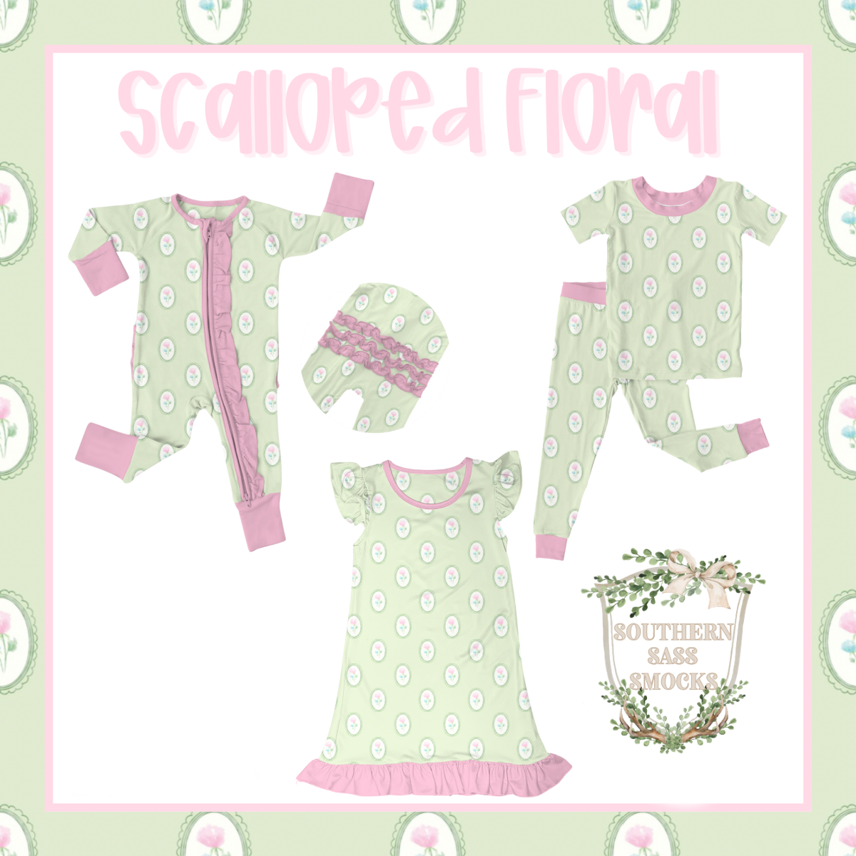 BFPO: Scalloped Floral Collection (ETA MARCH)