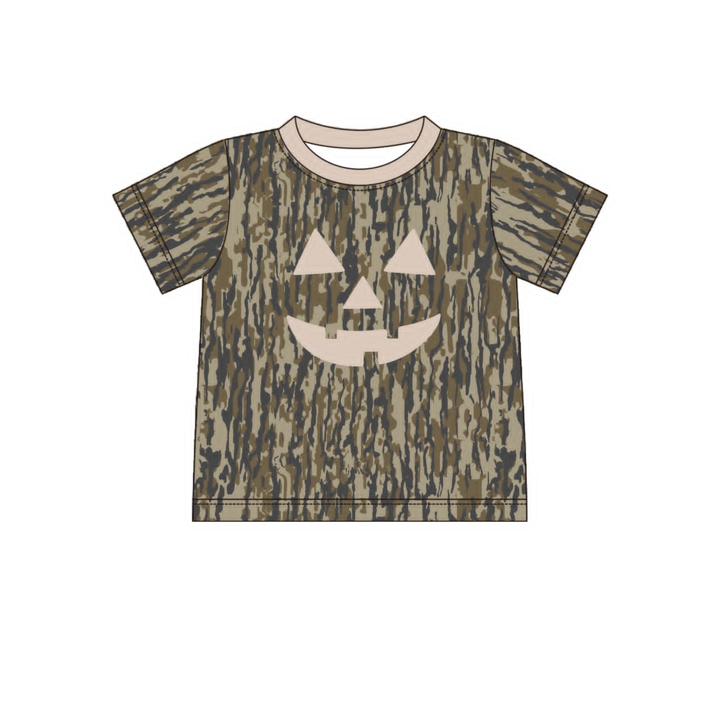 CAMO PUMPKIN FACE SHIRT-ETA SEPT
