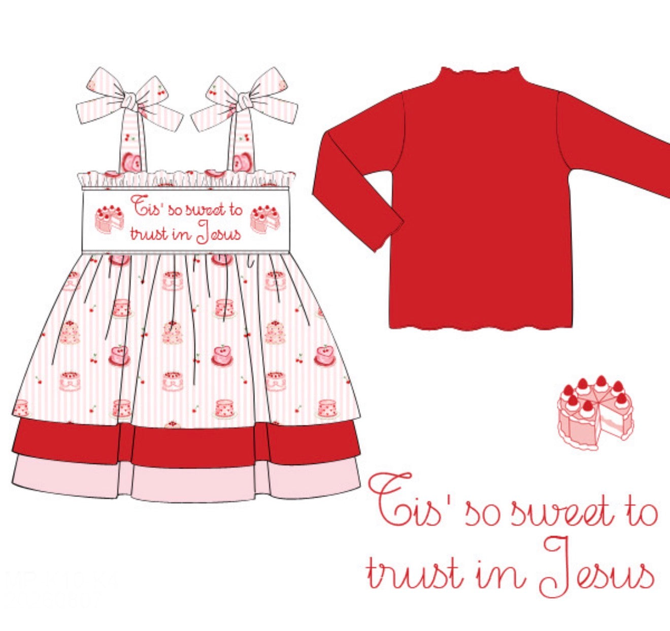 PO 108.5 Trust in Jesus Dress Set