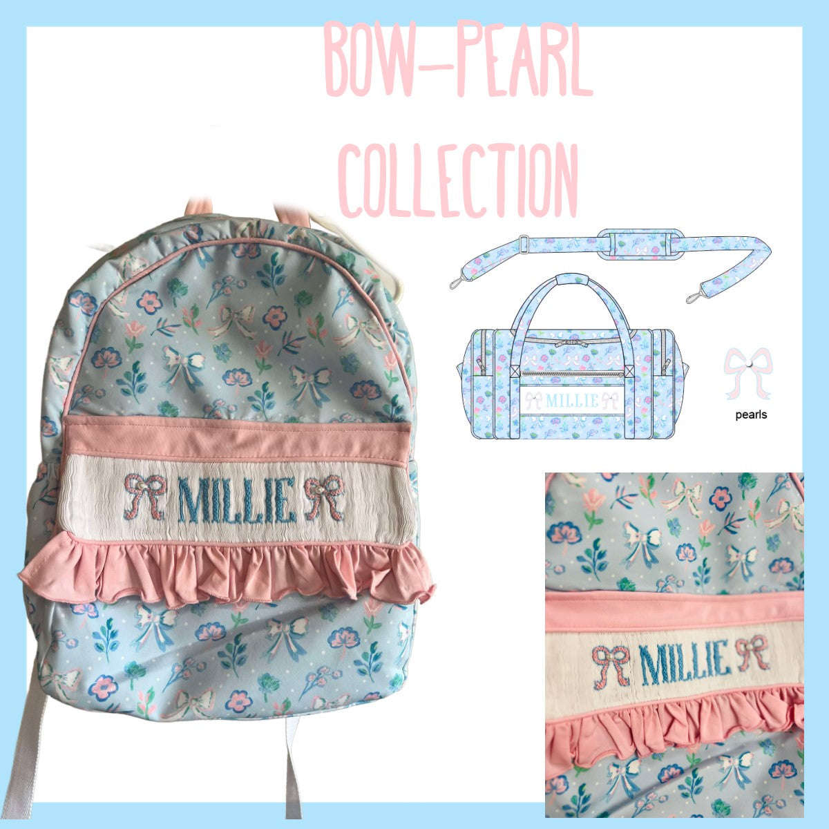 LUGGAGE PO: BOW-PEARL COLLECTION (ETA TO SSS AUGUST)