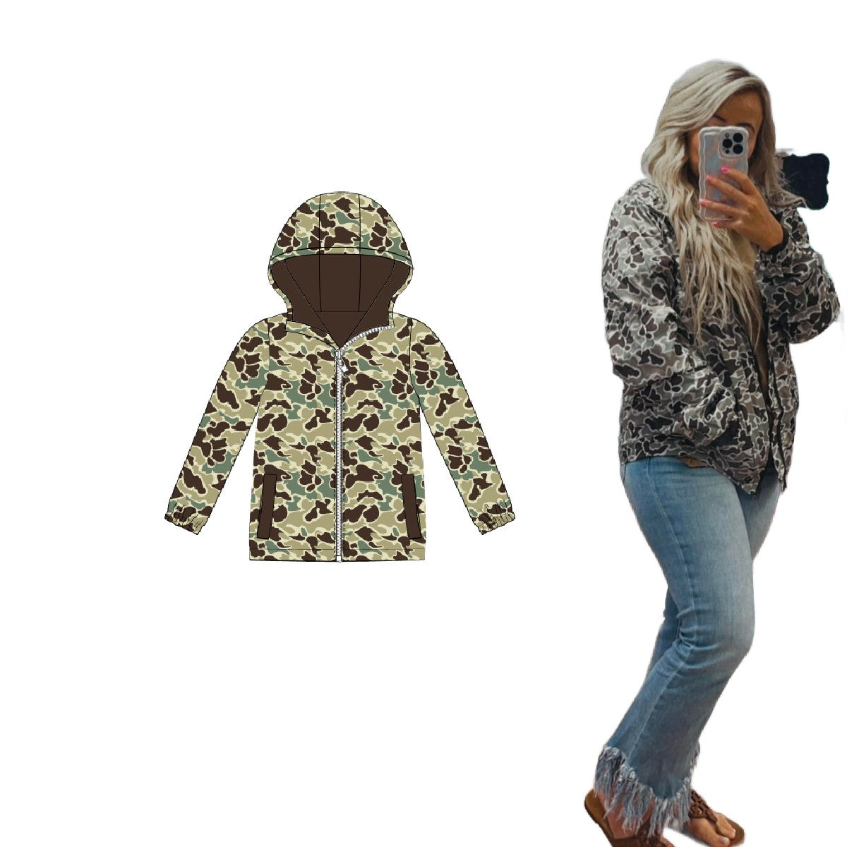 10T OLD CAMO WINDBREAKER