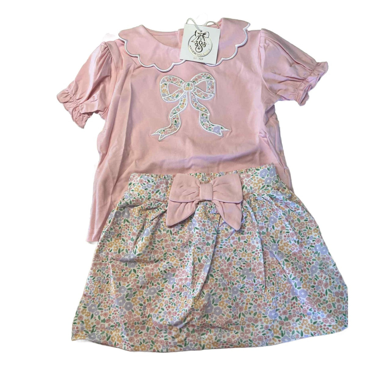 4T SOUTHERN BOW SKIRT SET