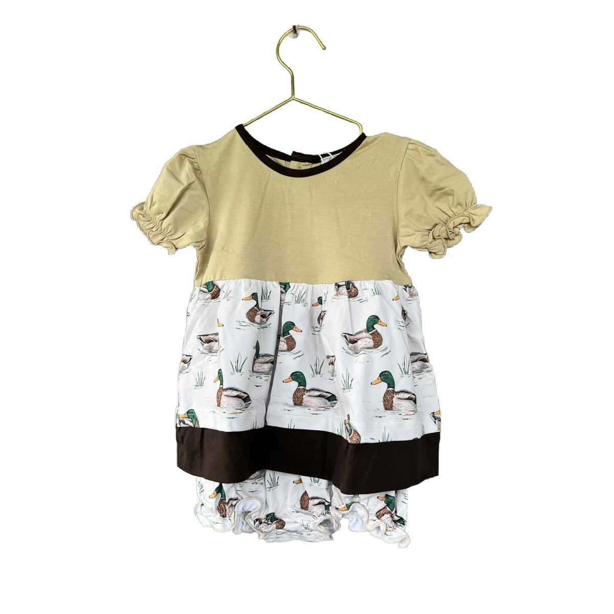 2T GIRLS DUCK SKIRTED BUBBLE