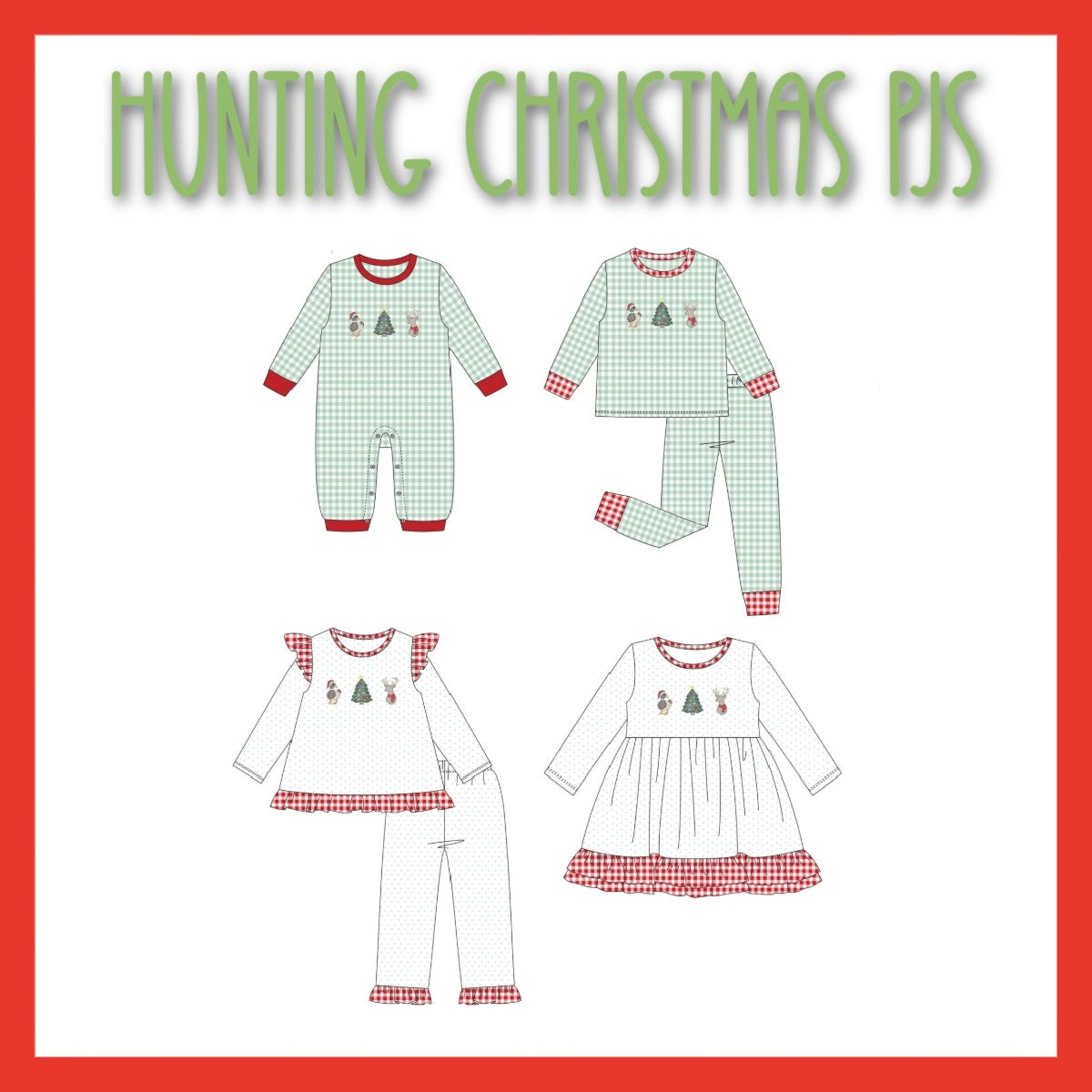 HUNTING CHRISTMAS PJS-ETA NOV