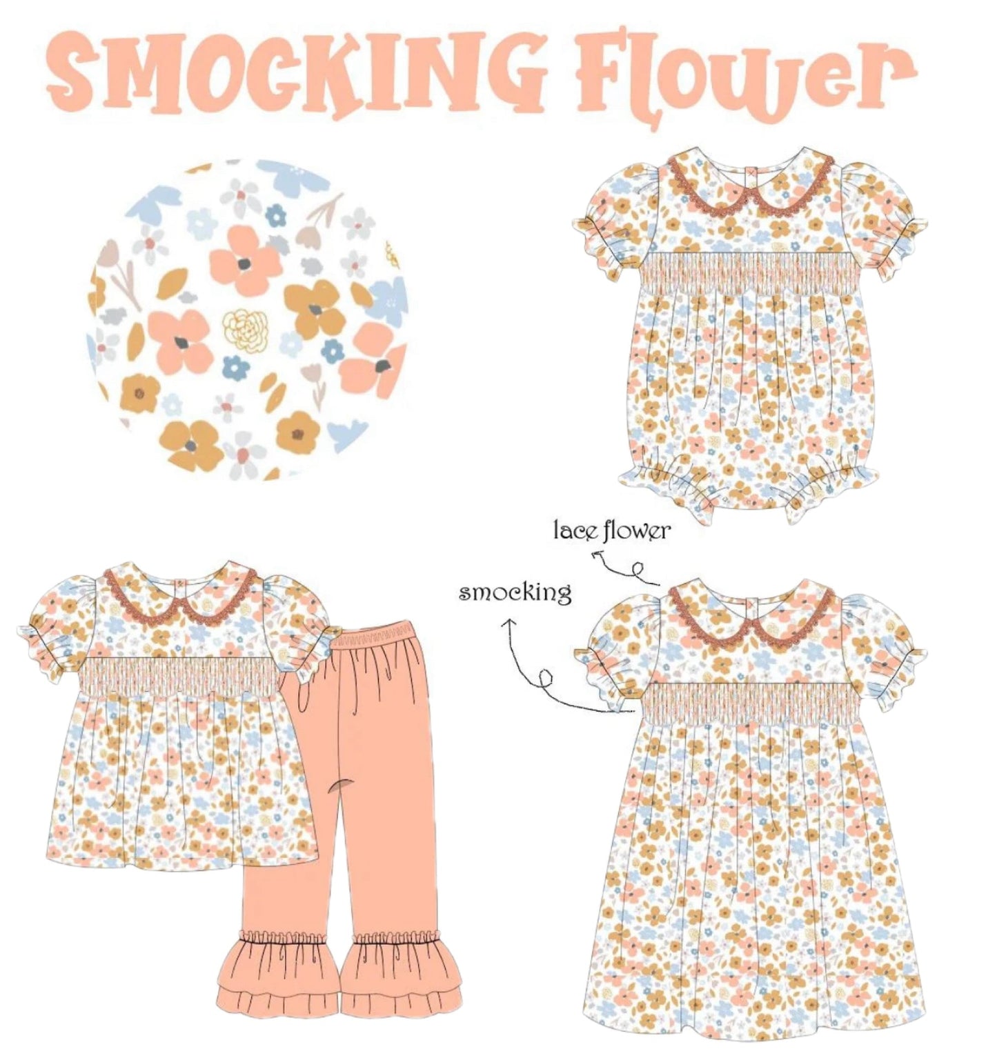 Smocking Flower Collection - ETA OCTOBER