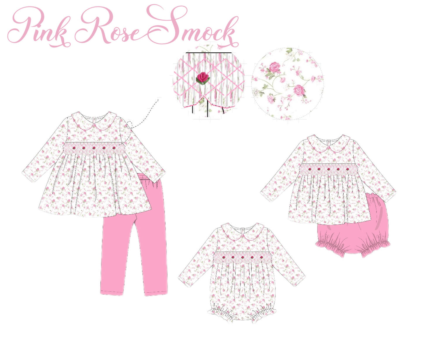 Pink Rose Smocked Collection - ETA OCTOBER