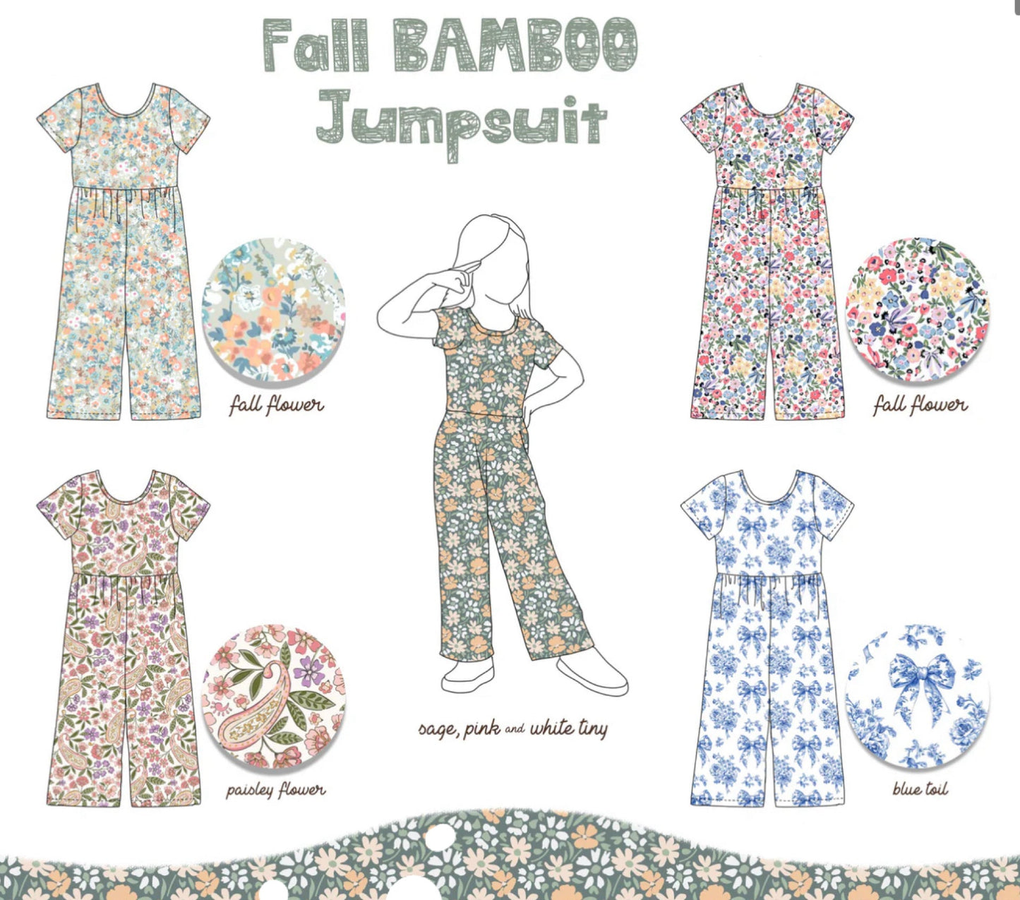 Fall Bamboo Jumpsuit Collection - ETA OCTOBER