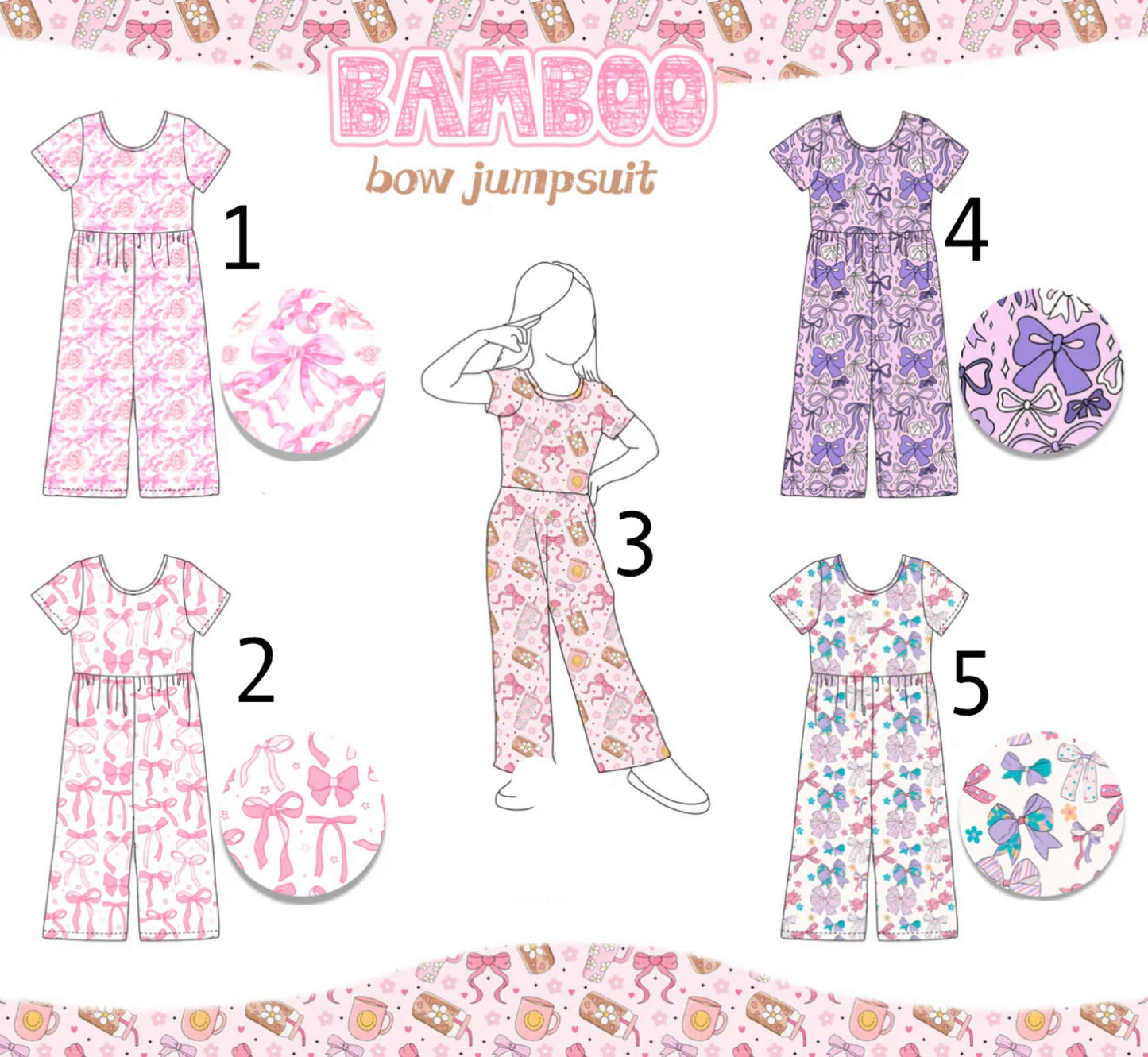 Bamboo Bow Jumpsuit Collection - ETA OCTOBER