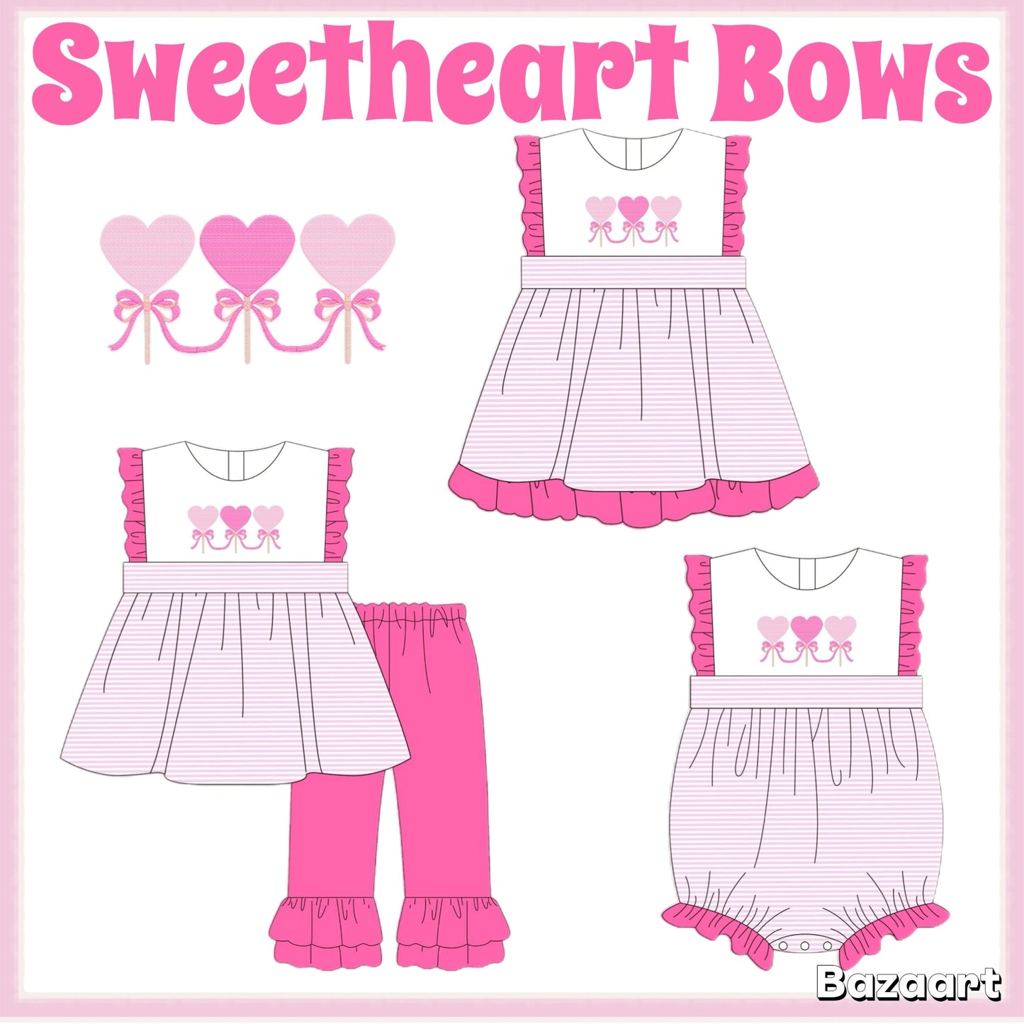Sweetheart Bows - ETA December