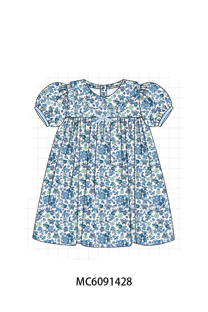 BLUE FLORAL PRINT COLLECTION-ETA APRIL