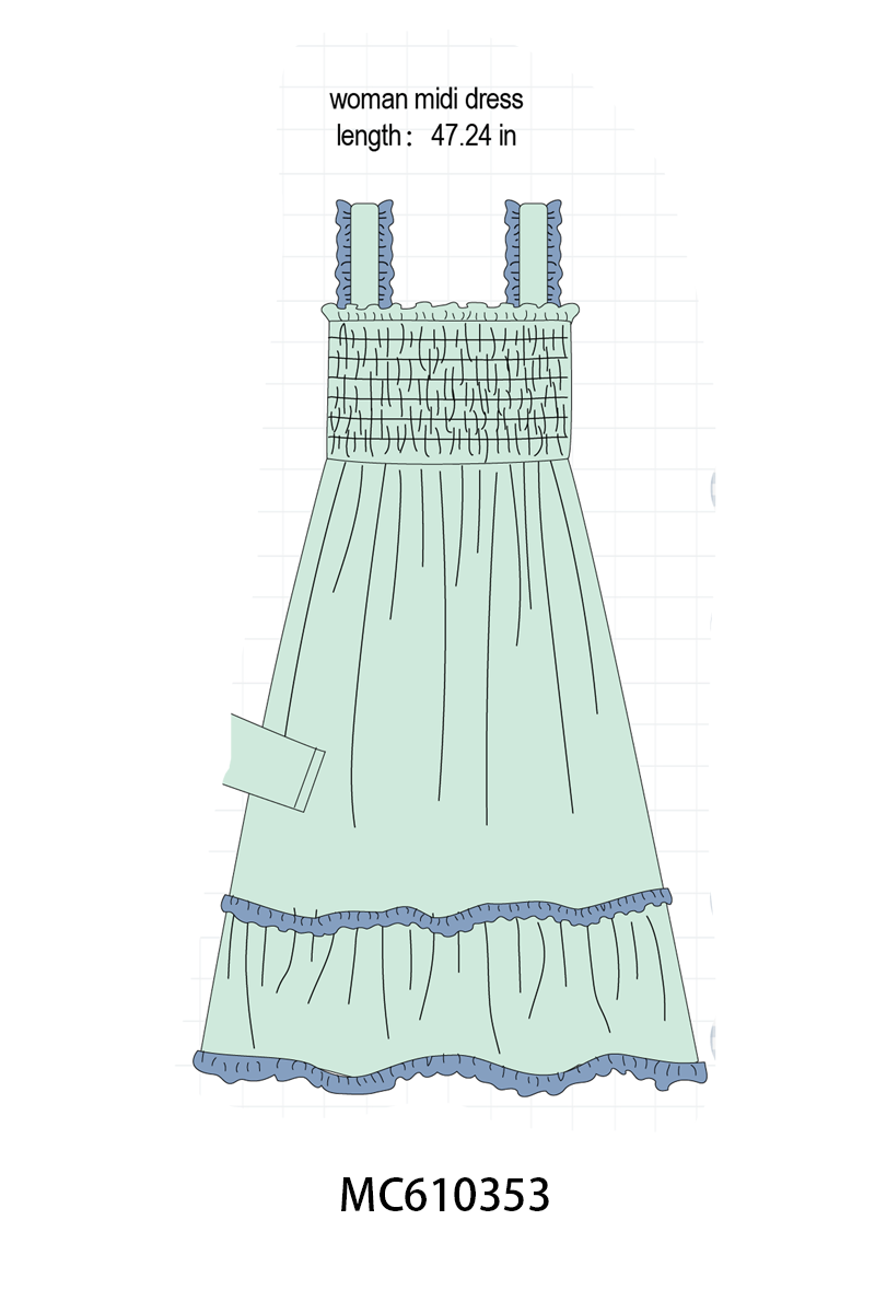BLUE/MINT DRESS-ETA APRIL
