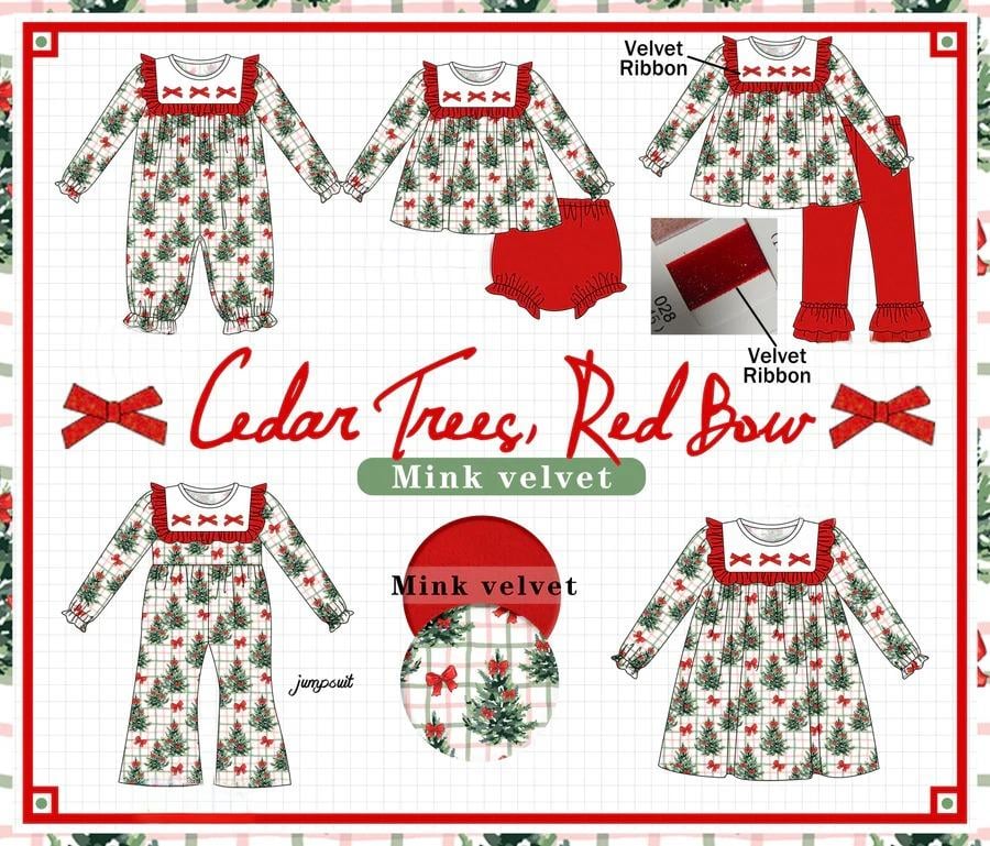 CHRISTMAS TREE VELVET COLLECTION-ETA NOV