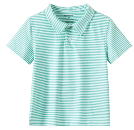 SMALL CARNIVAL GLASS/WHITE POLO