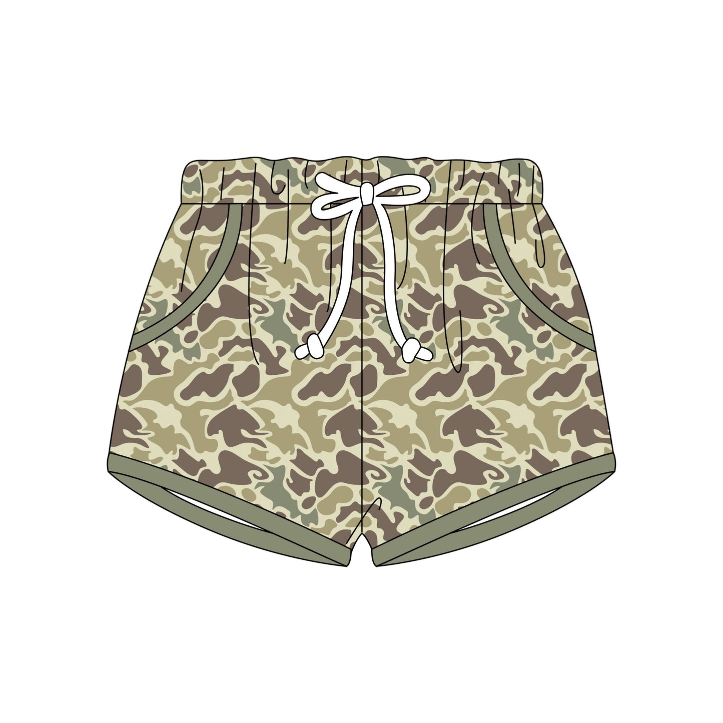 OLD CAMO SHORT-ETA JULY