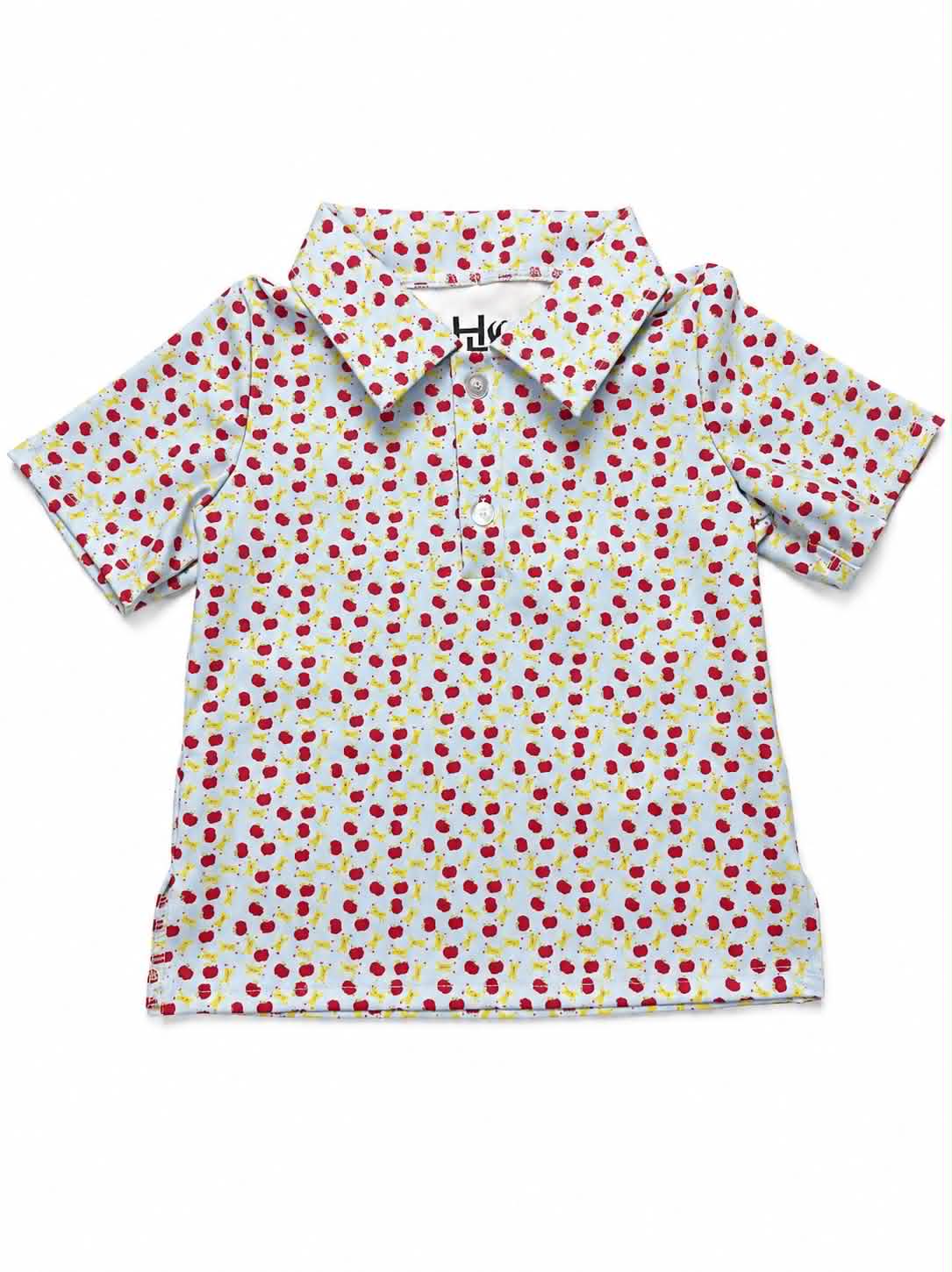 LIGHT BLUE MINI SCHOOL PERFORMANCE POLO